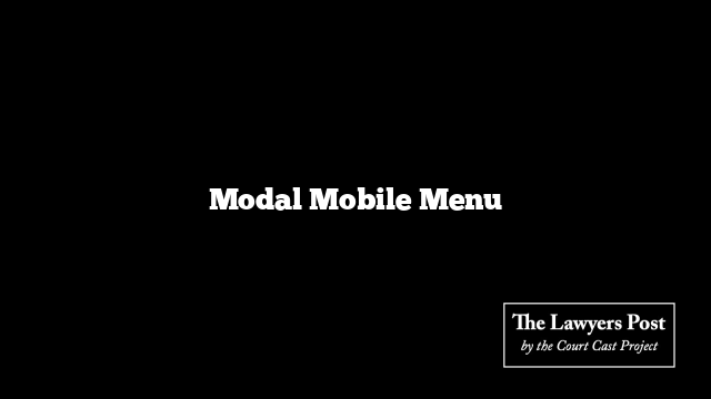 Modal Mobile Menu