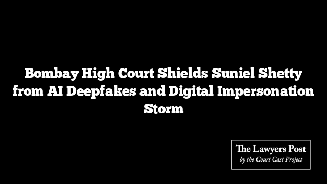 Bombay High Court Shields Suniel Shetty from AI Deepfakes and Digital Impersonation Storm