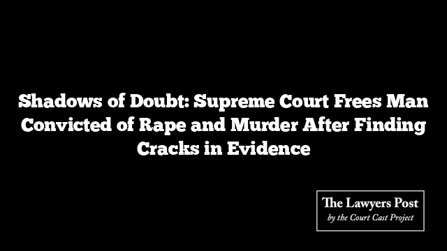 Shadows of Doubt: Supreme Court Frees Man Convicted of Rape and Murder After Finding Cracks in Evidence Shadows of Doubt: Supreme Court Frees Man Convicted of Rape and Murder After Finding Cracks in Evidence