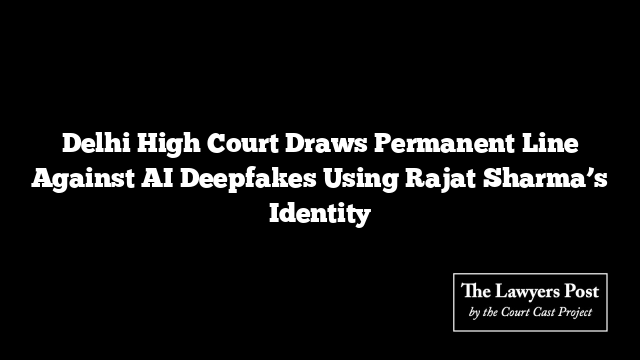 Delhi High Court Draws Permanent Line Against AI Deepfakes Using Rajat Sharma’s Identity